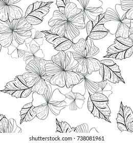 Seamless floral pattern . Vector illustration.
