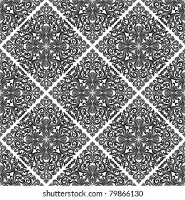 Seamless floral pattern. Vector illustration.