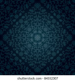 Seamless floral pattern. Vector illustration.