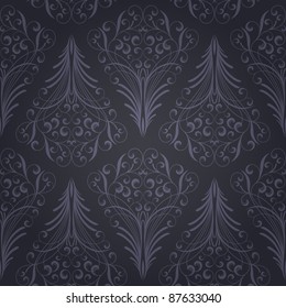 Seamless floral pattern. Vector illustration.