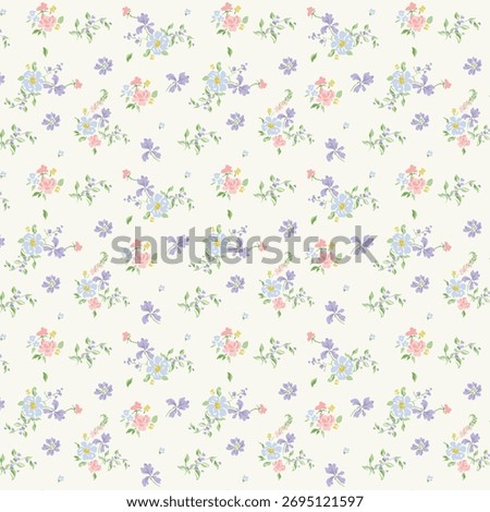 Seamless Floral Pattern in Vector illustration