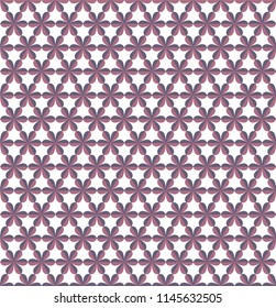Seamless Floral Pattern. Vector Ornament Background. Abstract Vintage Texture.