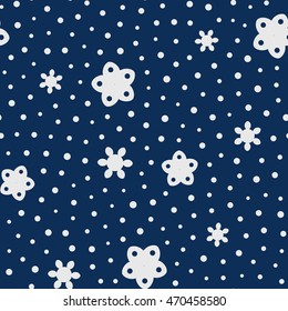 Seamless floral pattern. Vector repeating texture.