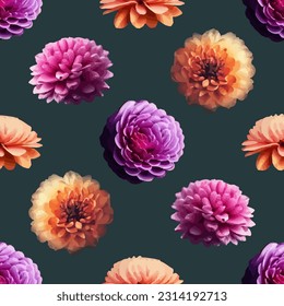 Seamless floral pattern. Vector stock illustration eps10.