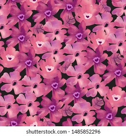 Seamless Floral Pattern in vector Seamless vector texture. For fashion prints. Printing with in hand drawn style 