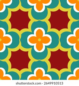 Nahtlose Blumenmuster Vektor mit Vintage dekorative Blumen und Blatt Elemente