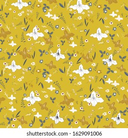 Seamless Floral Pattern in vector.floral pattern for wallpaper or fabric