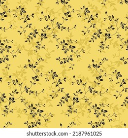 Seamless Floral Pattern in vector.Vector seamless pattern collection.Wild flowers, leaves, branches, candies repeat pattern design set.seamless floral pattern.Handmade. Wallpaper, fabric or design of 