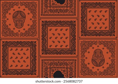 Seamless Floral Pattern in vector.Vector seamless pattern collection.Wild flowers, leaves, branches, candies repeat pattern design set.seamless floral pattern.Handmade. Wallpaper, fabric or design