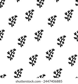 Seamless floral pattern, vibrant colors, isolated on white background. Elegant vector illustration suitable for wallpapers, textiles.