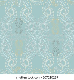 Seamless floral pattern, vintage background 