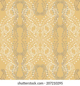 Seamless floral pattern, vintage background 