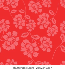 Seamless floral pattern, vintage background