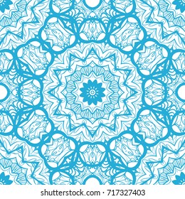 Seamless floral pattern. Vintage decorative elements. Hand drawn background. Perfect for printing on fabric or paper. vector illustration