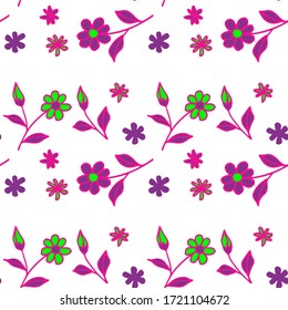 Seamless Floral Pattern. Vintage Orient Rapport.