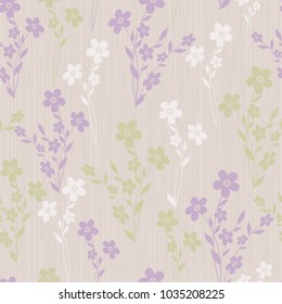 seamless floral pattern. Vintage ornament. Use for wallpaper, printing on the packaging paper, textiles. 