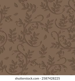 seamless floral pattern. Vintage ornament. Use for wallpaper, printing on the packaging paper, textiles