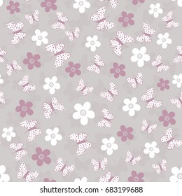 seamless floral pattern. Vintage ornament. Use for wallpaper, printing on the packaging paper, textiles.