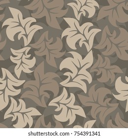 seamless floral pattern. Vintage ornament. Use for wallpaper, printing on the packaging paper, textiles.

