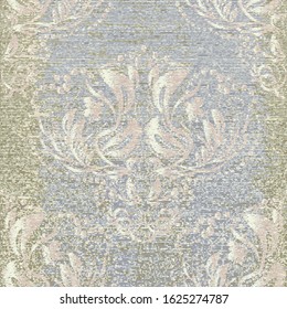 Seamless floral pattern. Vintage shabby background for paintings, textiles, Wallpaper, packaging, tiles in vector