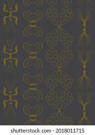 Seamless floral pattern, wallpaper, floral background