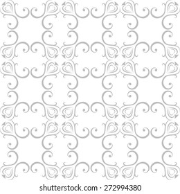 Seamless floral pattern wallpapers in the style of Baroque . Can be used for backgrounds and page fill web design.