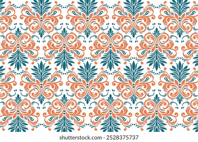 Patrón floral inconsútil para los textiles de la Boda que presenta las flores de Paisley Mandala Antiguas y las flores geométricas para el diseño de la tela y de la materia textil de la moda






