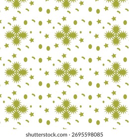 seamless floral pattern with white background