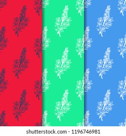 seamless floral pattern with wild flower