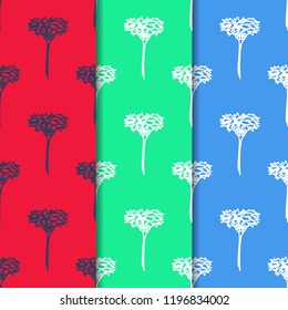 seamless floral pattern with wild flower