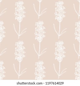 seamless floral pattern with wild flower