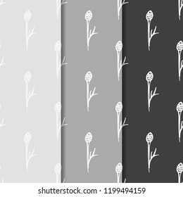 seamless floral pattern with wild flower