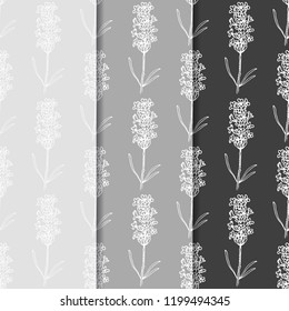 seamless floral pattern with wild flower
