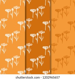 seamless floral pattern with wild flower