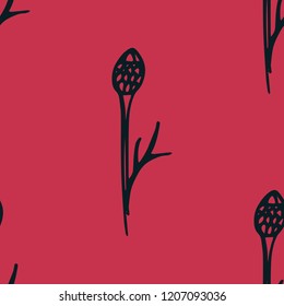 seamless floral pattern with wild flower