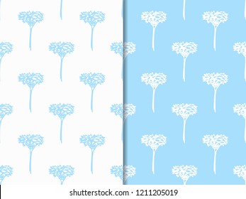 seamless floral pattern with wild flower