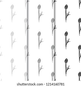 seamless floral pattern with wild flower