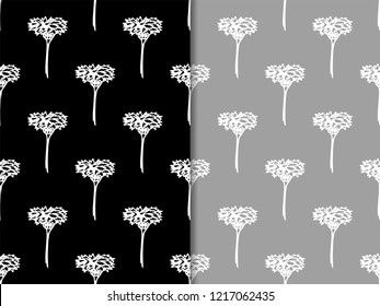 seamless floral pattern with wild flower