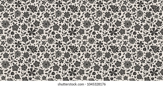 Seamless floral pattern - wrapping paper. Mother's Day, Woman's Day and Valentine's Day. Vector.