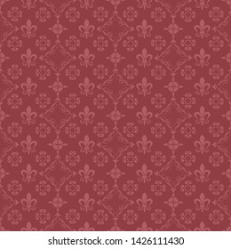 Seamless floral pattern for your design, vector illustration