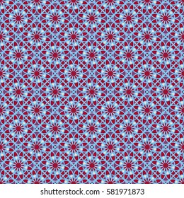Seamless floral pattern for your design. Vector illustration.