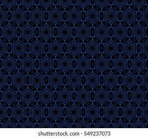 seamless floral patterns. black, blue color. for invitations, wallpaper. Vector illustration.