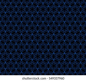 seamless floral patterns. black, blue color. for invitations, wallpaper. Vector illustration.