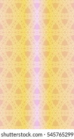 Seamless floral patterns. Golden color. Vector illustration. Texture for design wallpaper, pattern. ethnic ornament