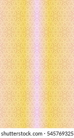 Seamless floral patterns. Golden color. Vector illustration. Texture for design wallpaper, pattern. ethnic ornament