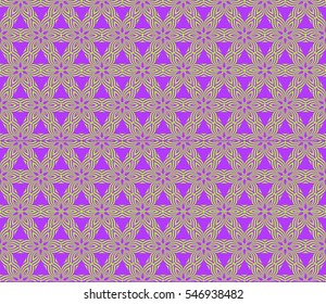 Seamless floral patterns. purple, green color. Vector illustration. Texture for design wallpaper, pattern. ethnic ornament
