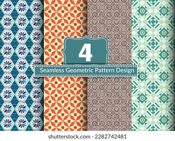 seamless floral pattern's set of collection ornaments. hand drawn abstract botanic leaves background. Endless textile texture used for printing retro fabric pattern design.