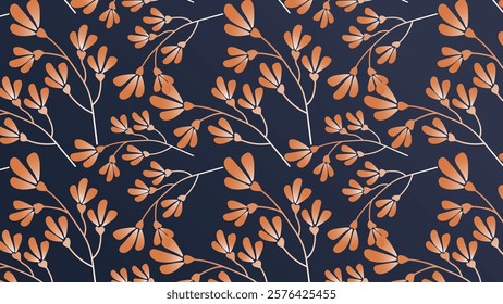 Seamless floral pattern.Small flowers are scattered over the background