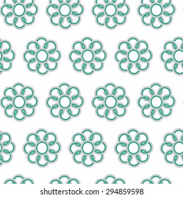 Seamless floral retro pattern