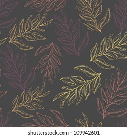 seamless floral retro pattern for wallpaper